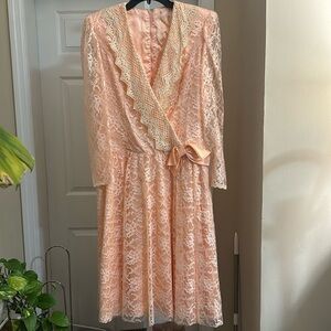 Vintage JCPenny lace dress